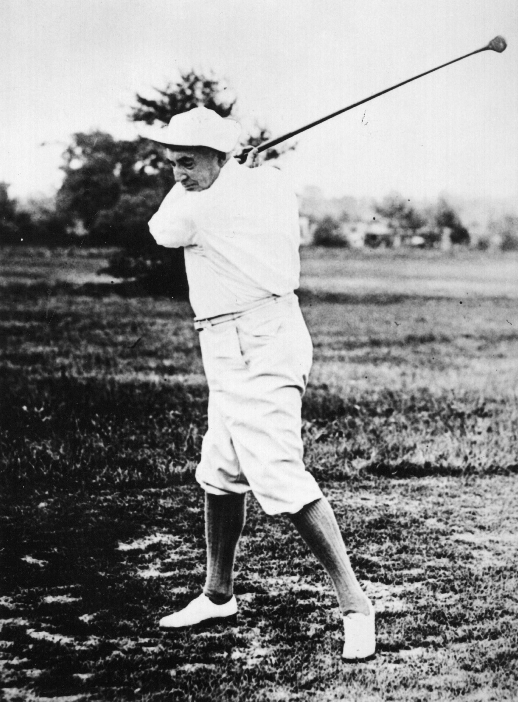 Harding, too, was an avid golfer