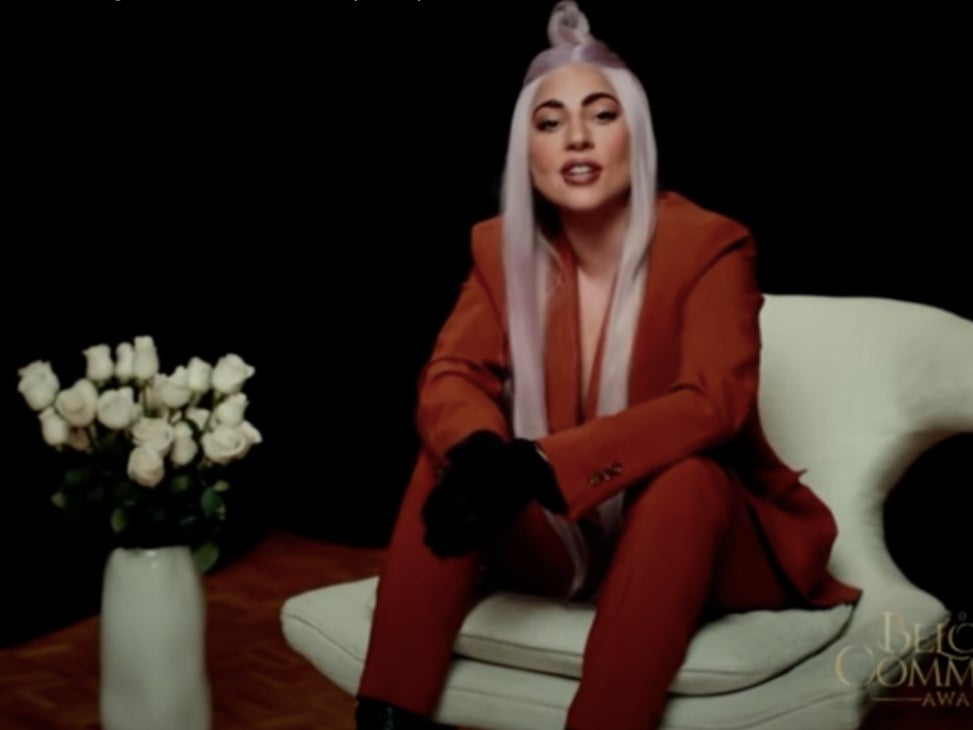 Lady Gaga denounces racism and white supremacy in award speech