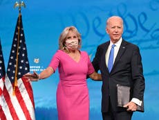 Who will welcome the Bidens to the White House?