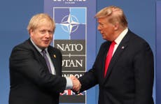 What has Boris Johnson said about Trump?