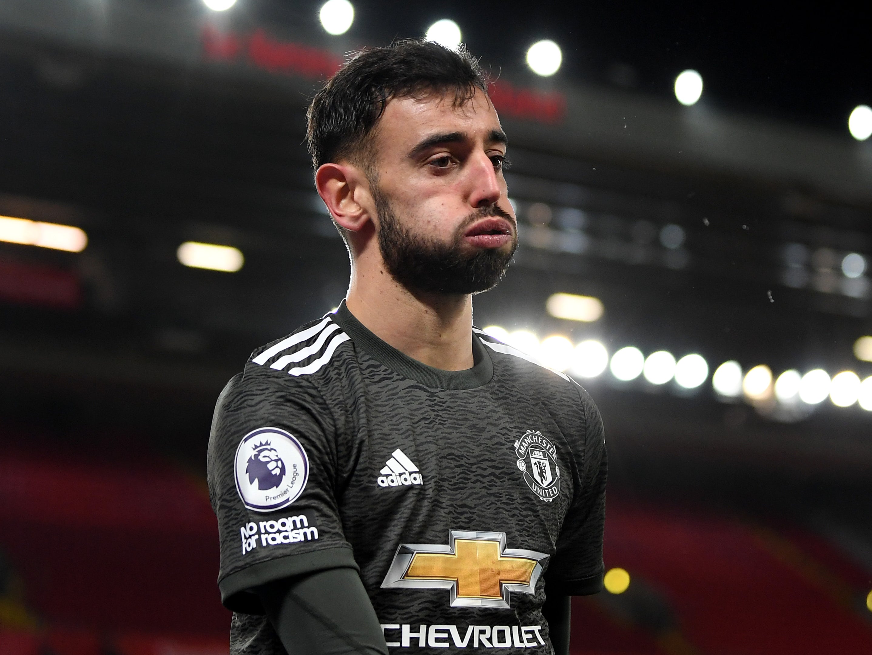 Manchester United midfielder Bruno Fernandes