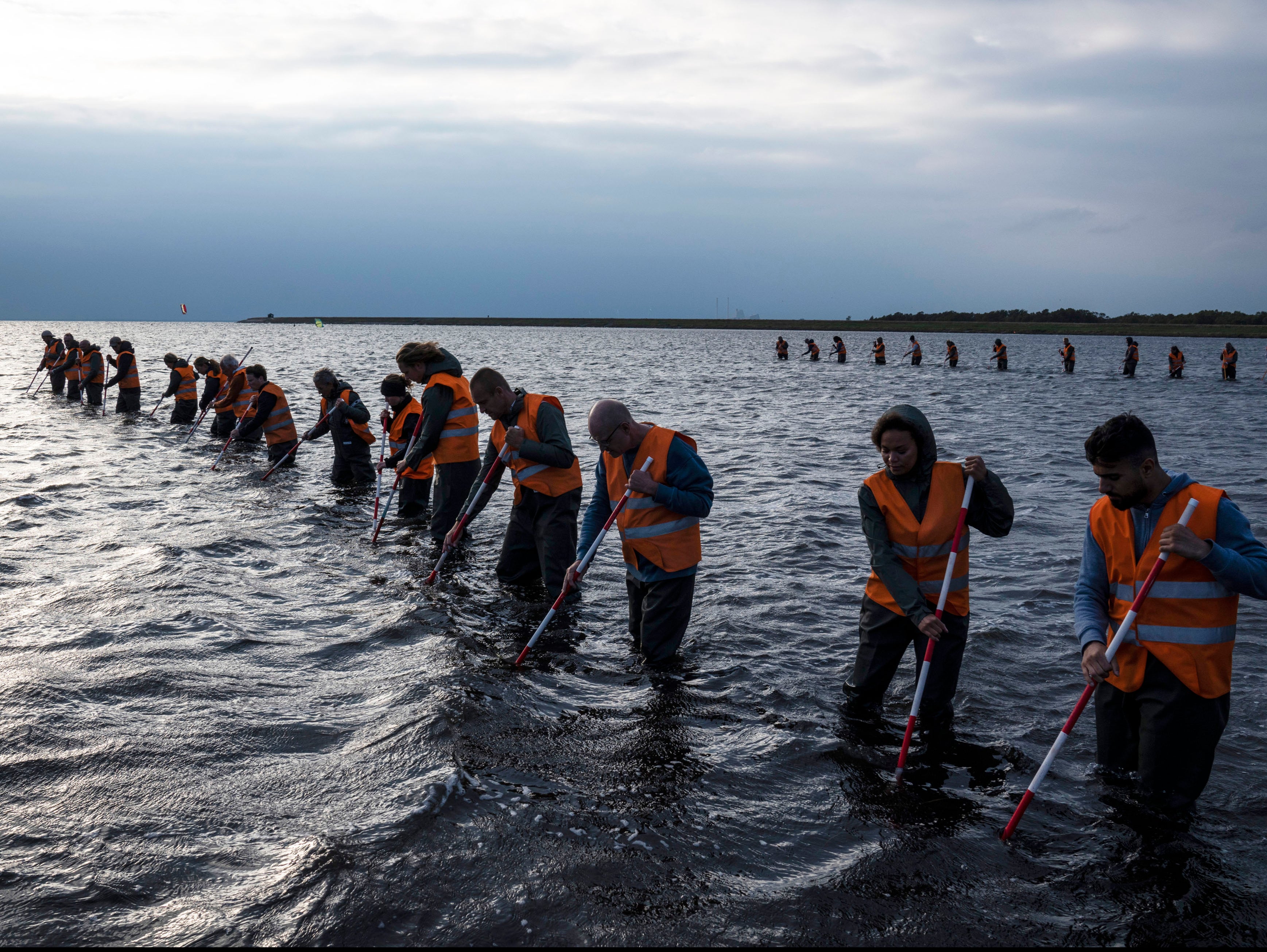 Searching the sea: A still from Danish series The Investigation