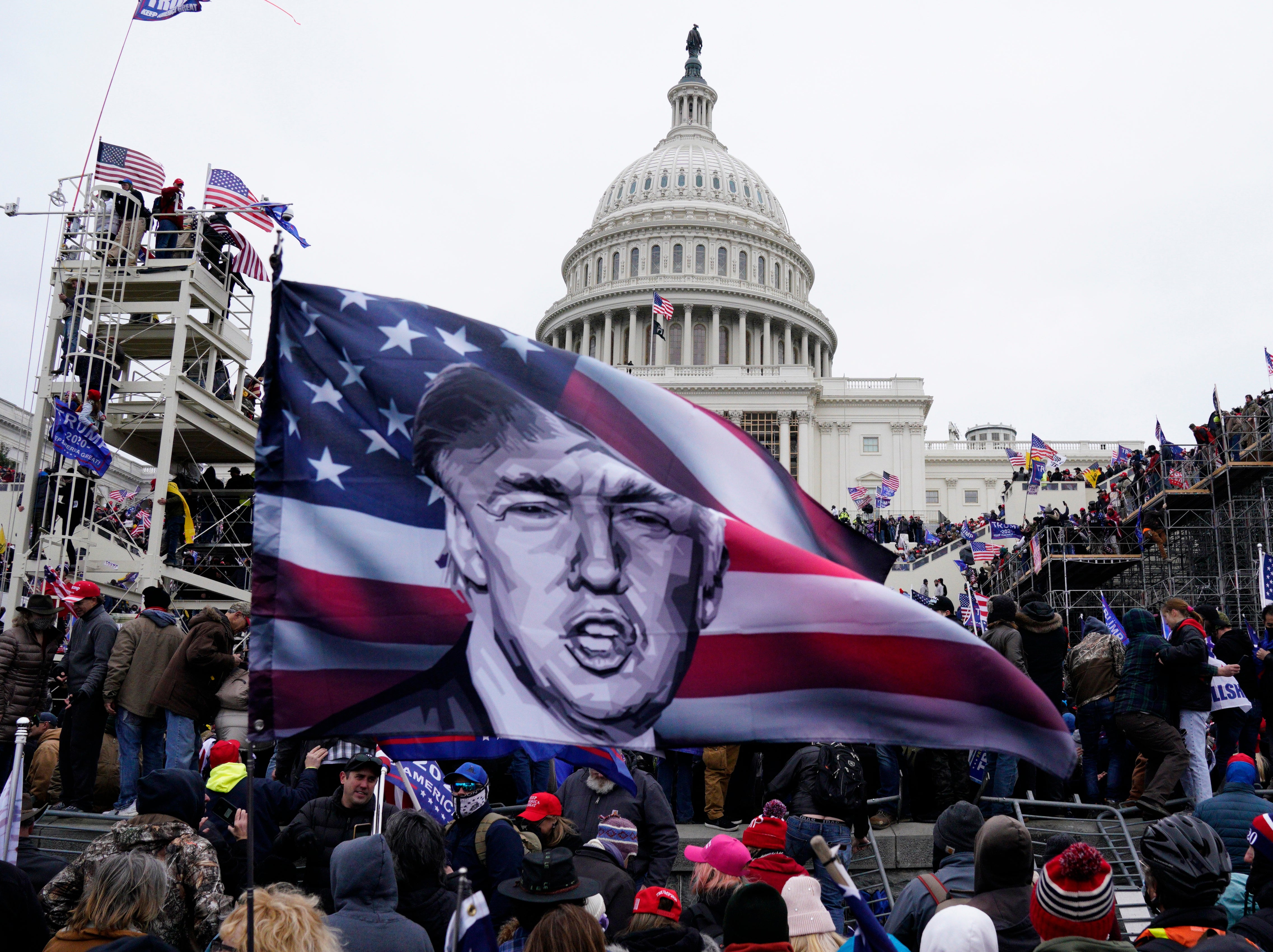 Trump supporters storm the US Capitol in his name