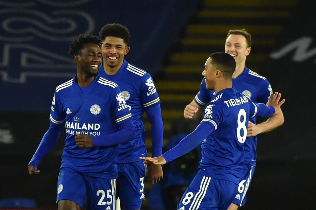 Leicester celebrate