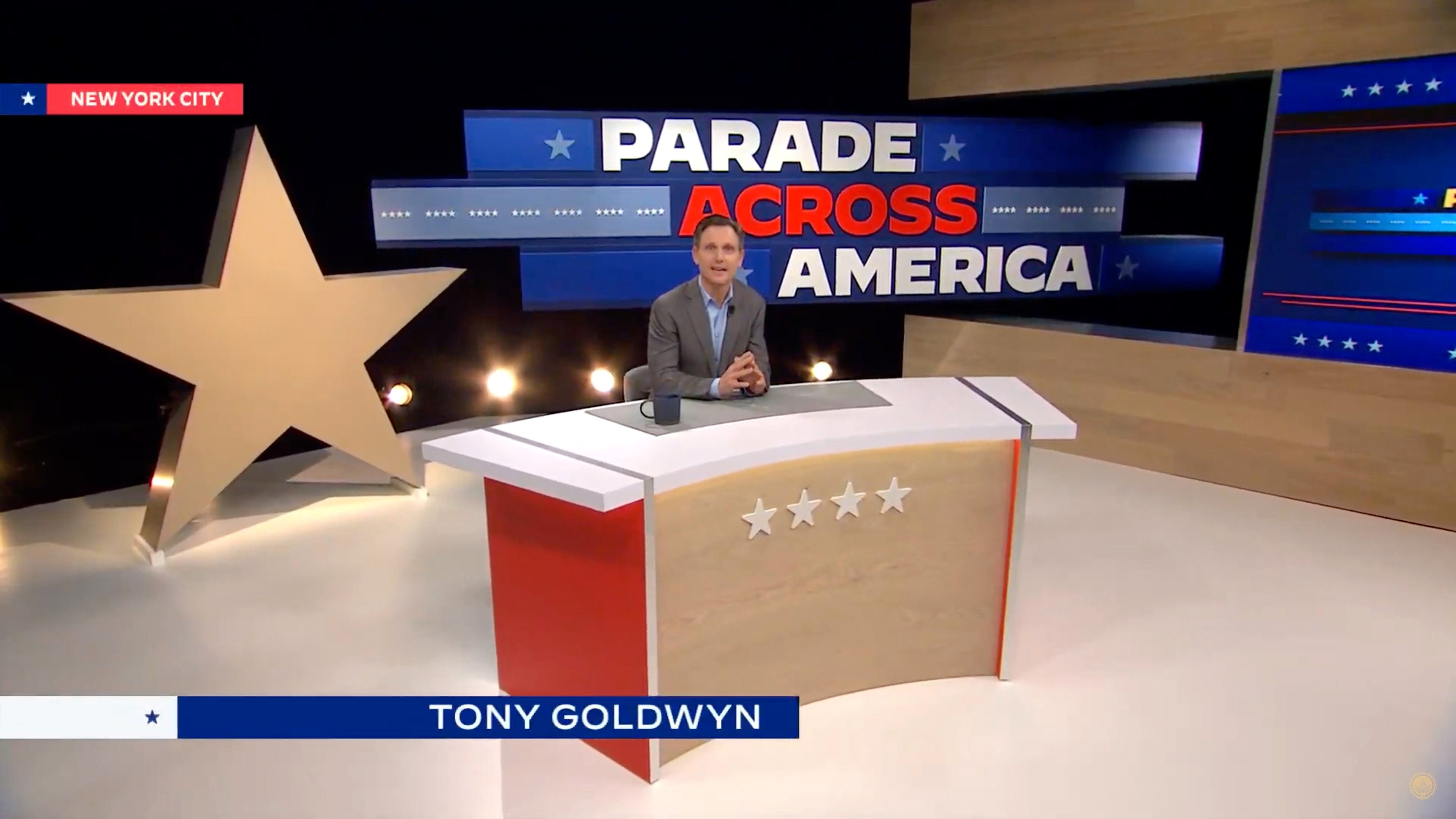 Actor Tony Goldwyn, host of the Virtual Parade Across America, played President Fitzgerald Grant in Shonda Rhimes’ hit show ‘Scandal’