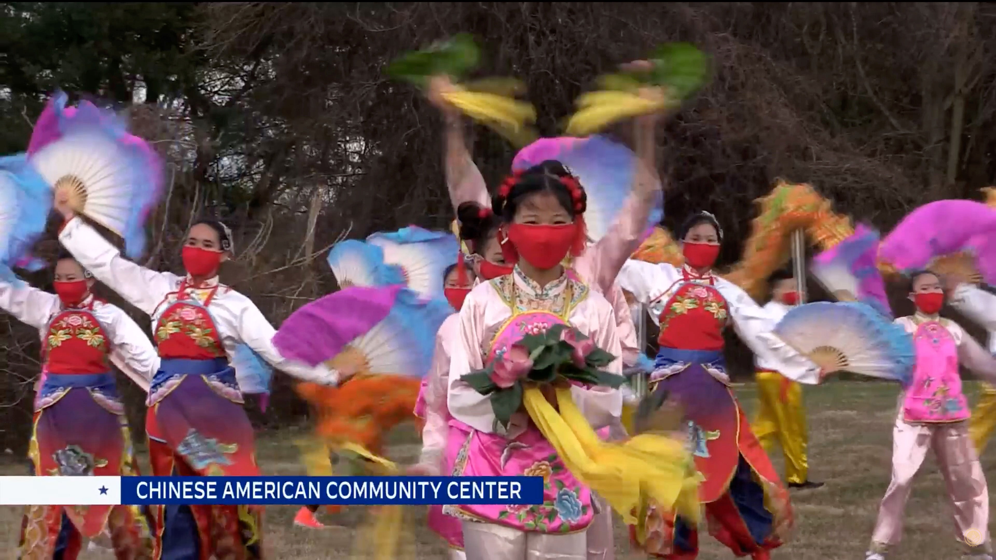 Chinese American Community Center of Delaware perform for the virtual parade