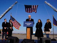 Pence says he’s leaving DC in emotional farewell speech