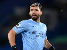 City striker Aguero tests postive for Covid-19 with symptoms