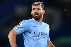 Aguero still ‘weeks’ away from City return despite Covid-19 recovery