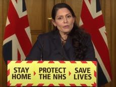 Pressure grows on Priti Patel over Black Lives Matter attack