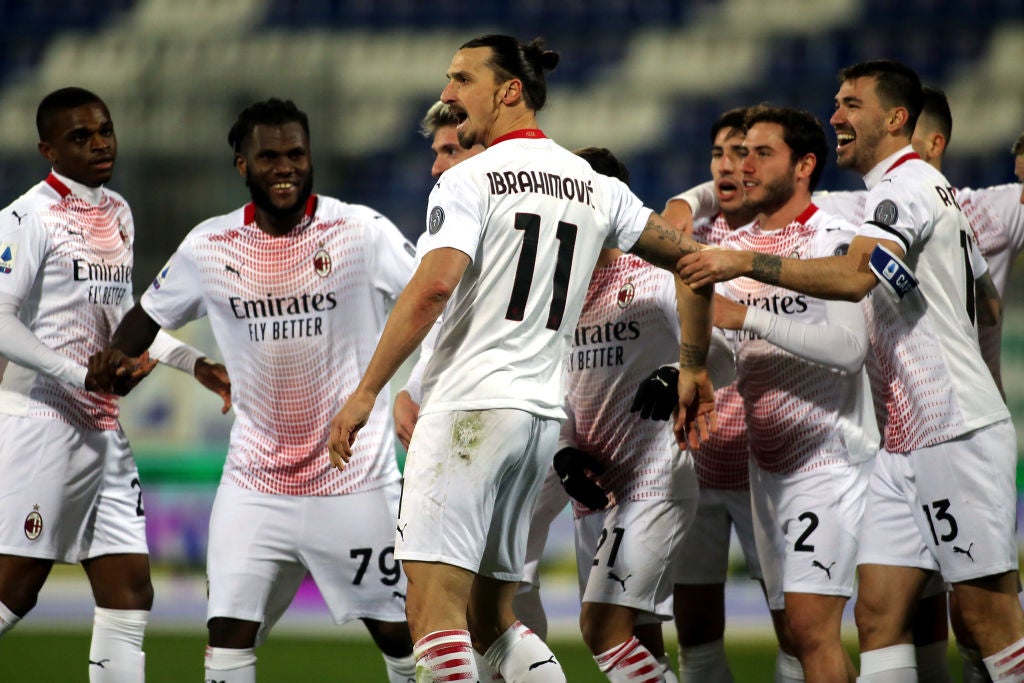 AC Milan celebrate