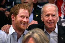 Prince Harry photo makes surprise appearance during inauguration day