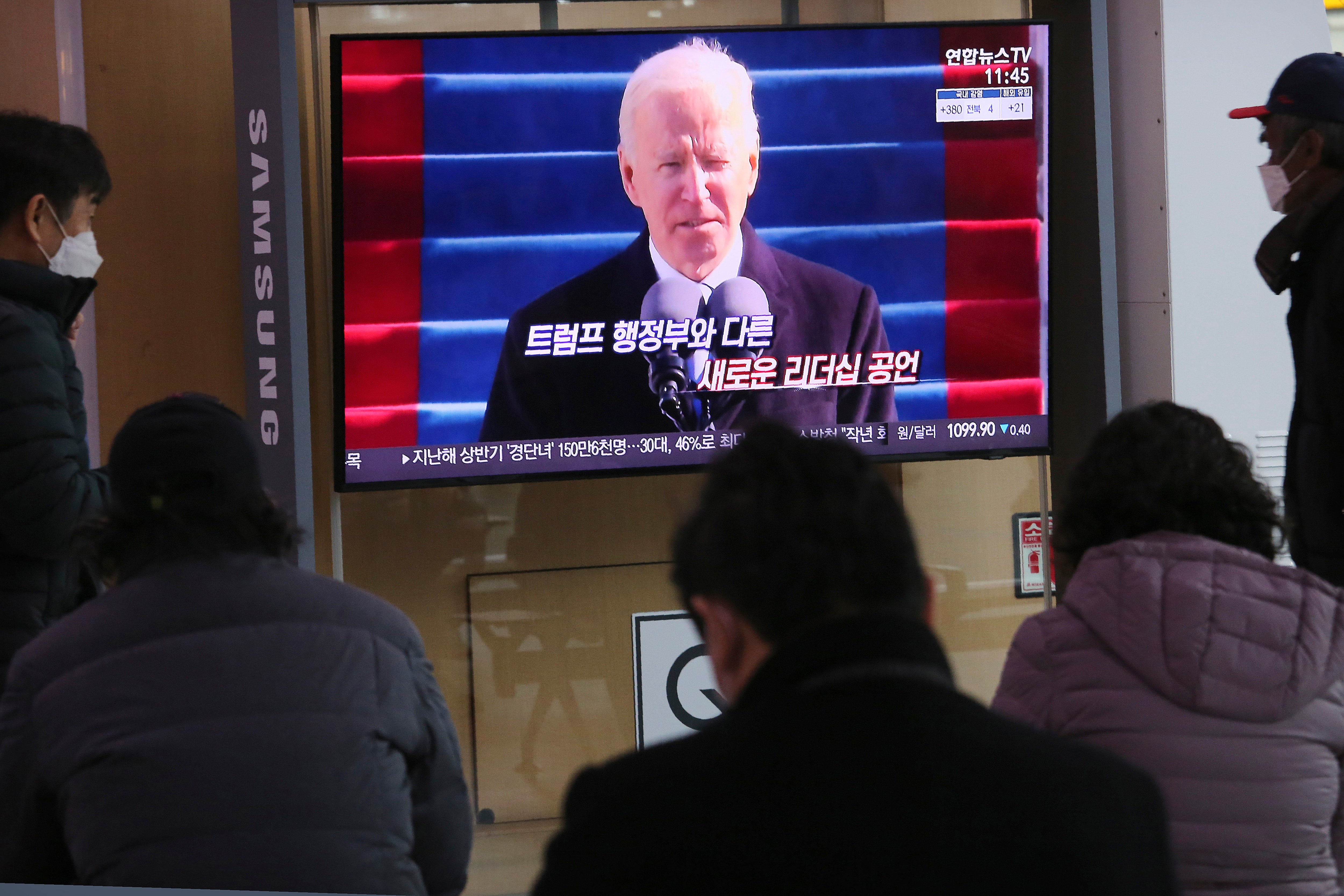 Biden Inauguration South Korea