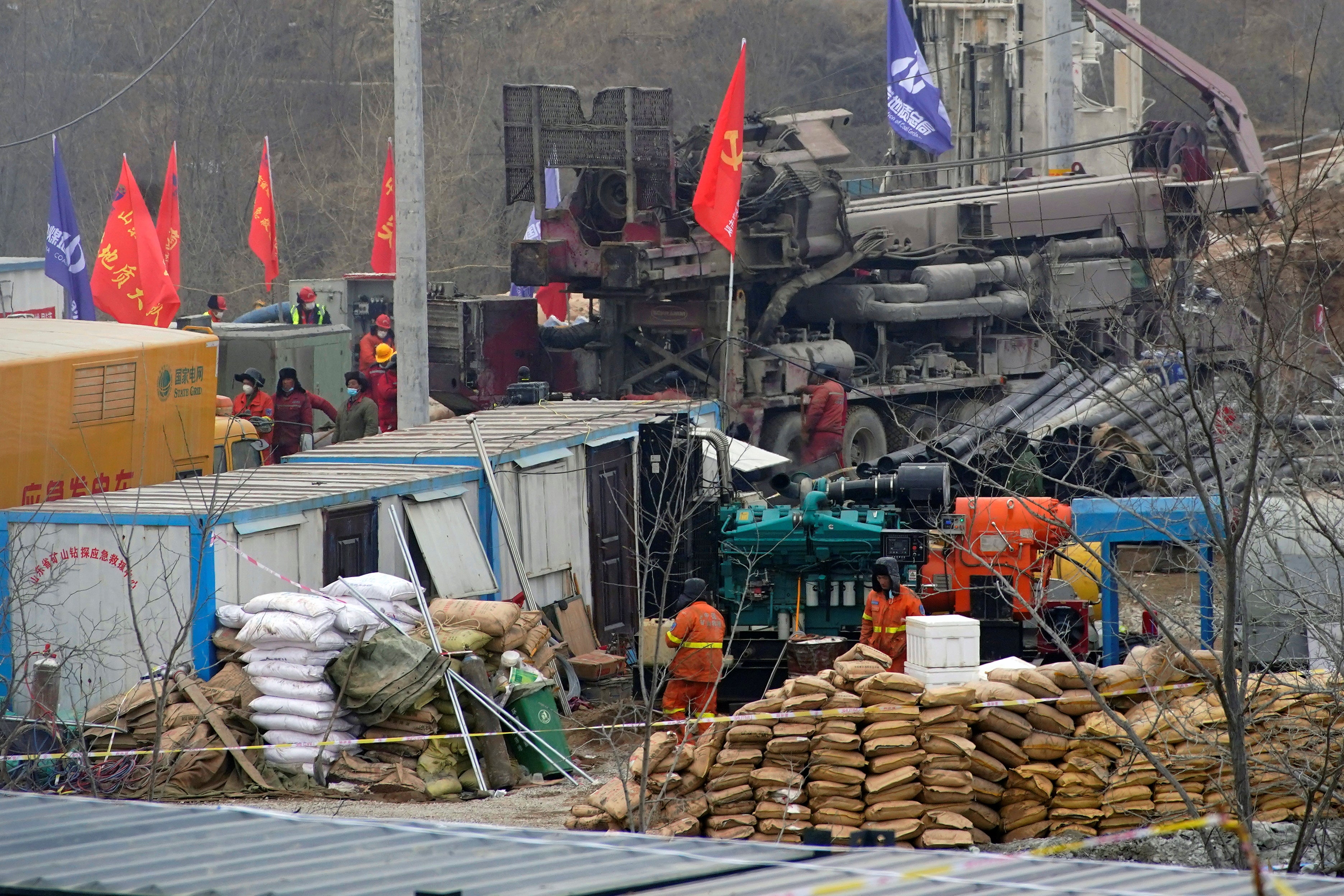 Miners have been trapped inside the gold mine since an explosion on 10 January