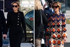 Melania Trump takes a sartorial step up after leaving the White House