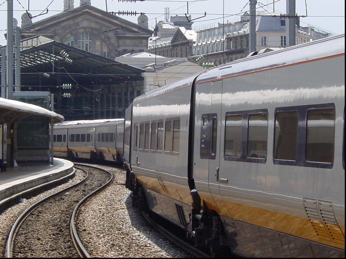 Rolling stock: the original Eurostar carriages, now known as e300 trains