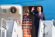 Trump accused of ogling ‘highly attractive’ press assistant’s body on Air Force One, Grisham’s book claims