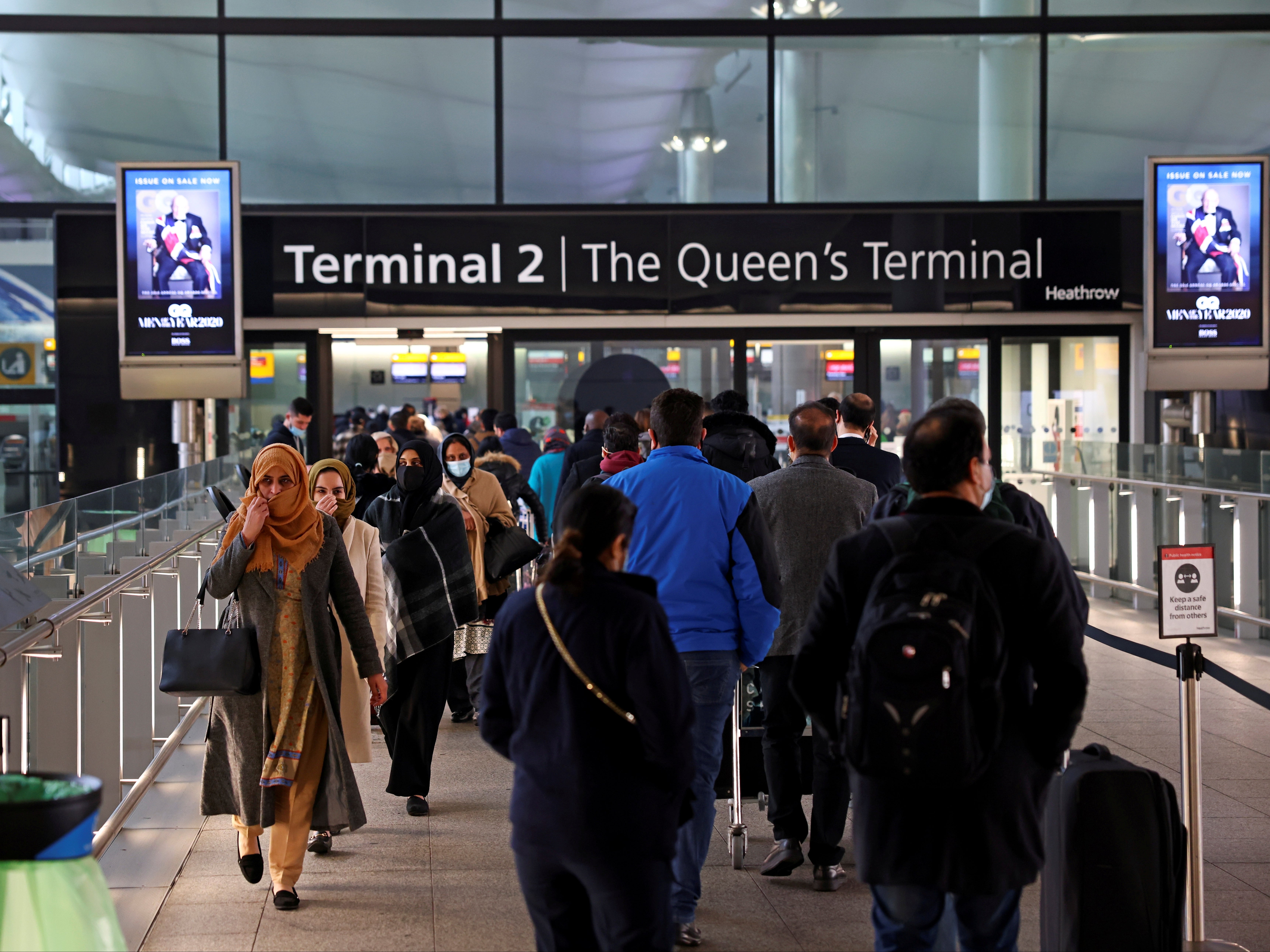 Heathrow airport last week