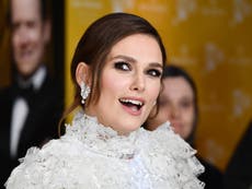 Keira Knightley says she won’t appear in sex scenes directed by men