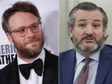 Seth Rogen says US senator Ted Cruz ‘deserves ridicule’