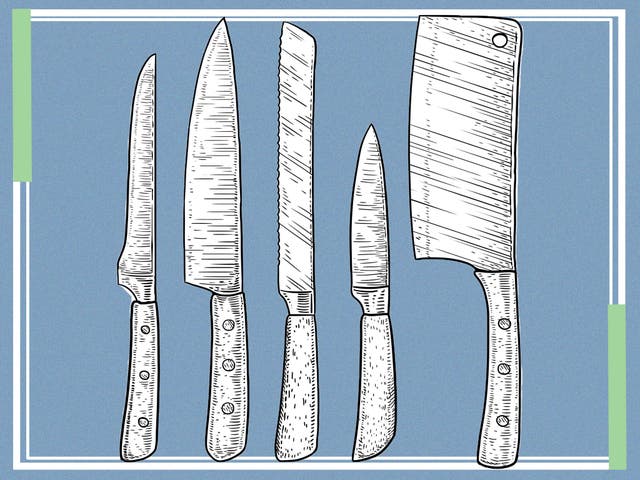 <p>Knives should be sharpened once or twice a month</p>