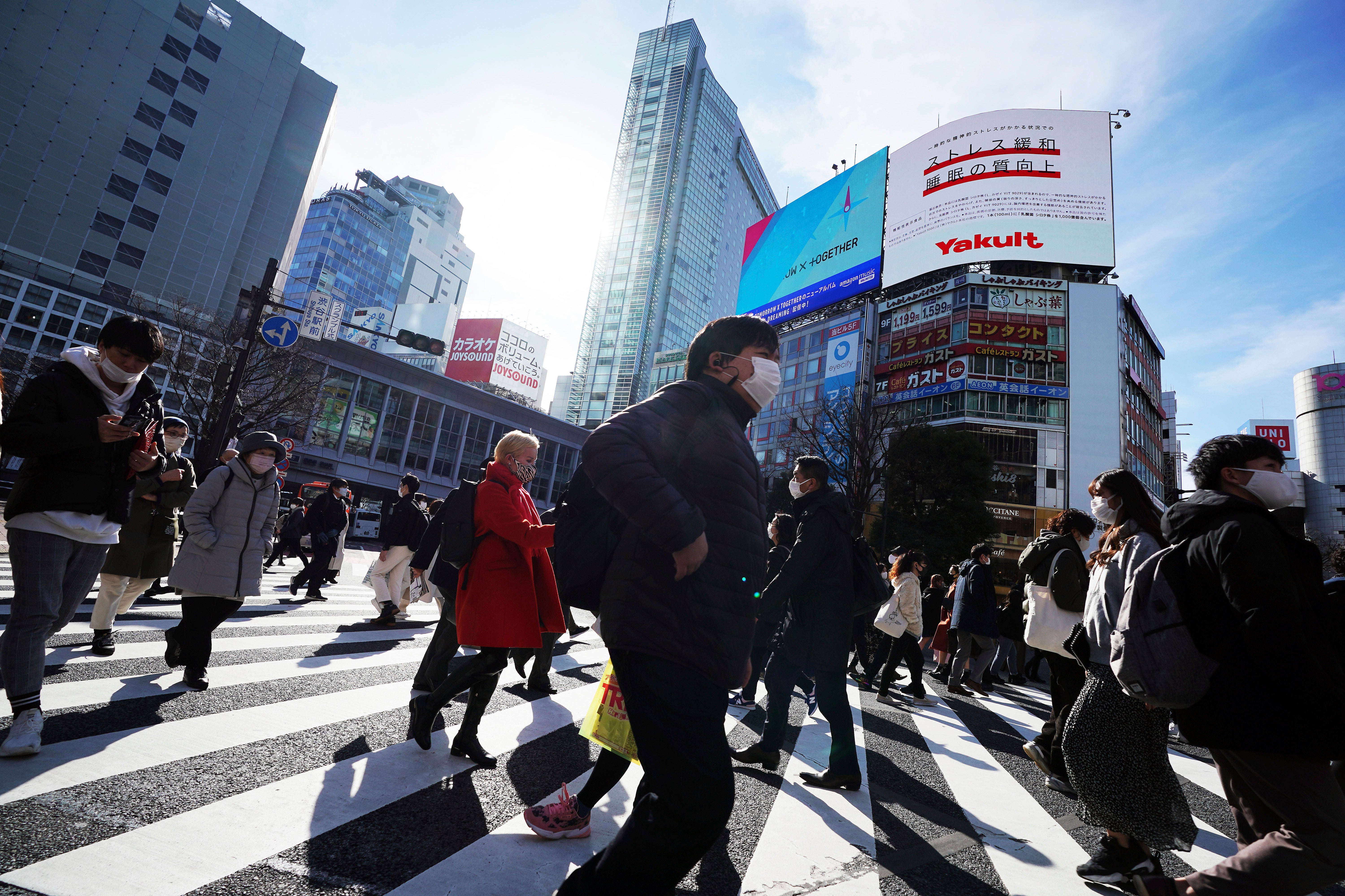 APTOPIX Virus Outbreak Japan Daily Life