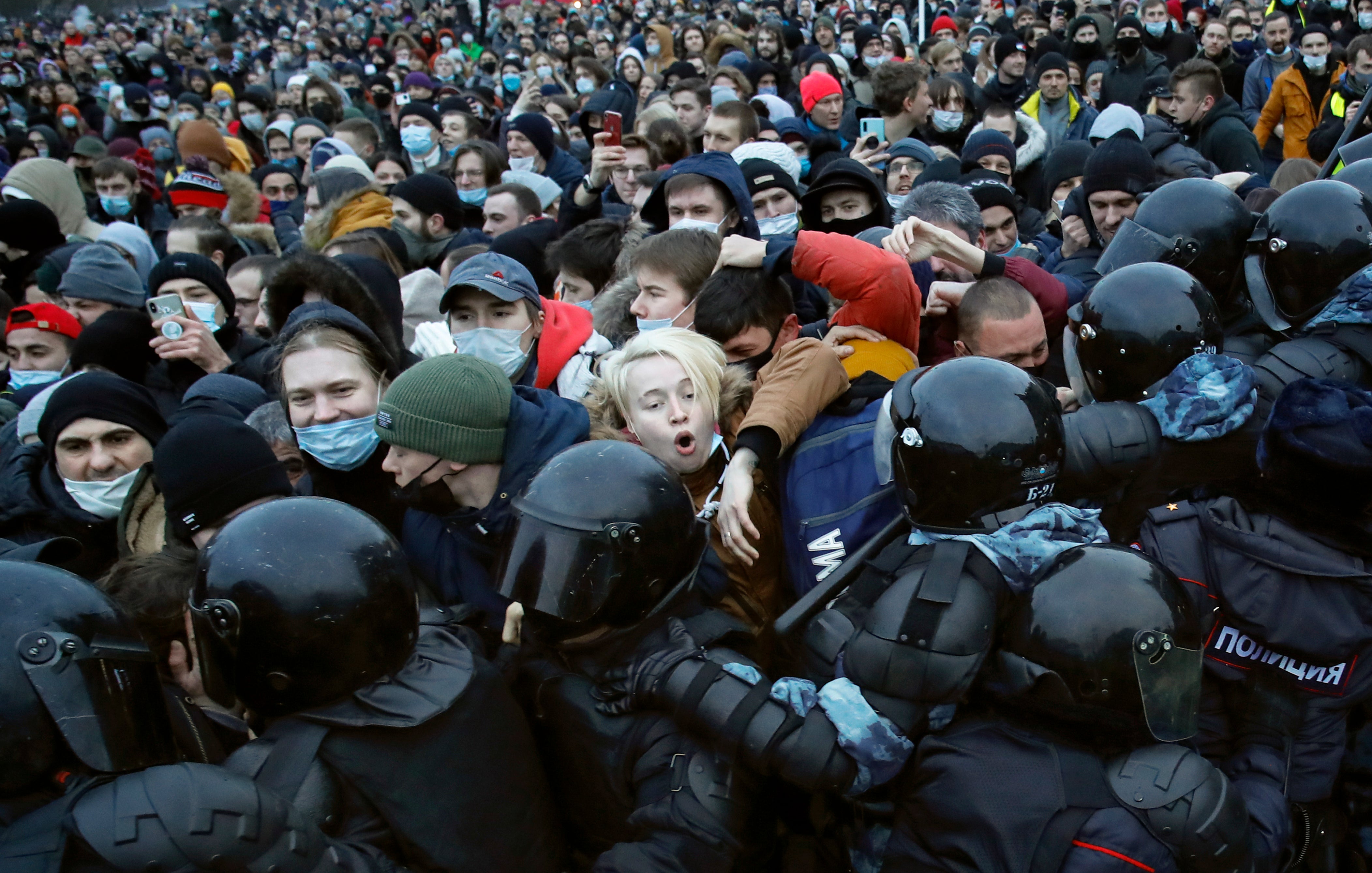 APTOPIX Russia Navalny Protests