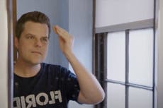 ‘In Wyoming men don’t wear make-up’: Liz Cheney spox slams Matt Gaetz