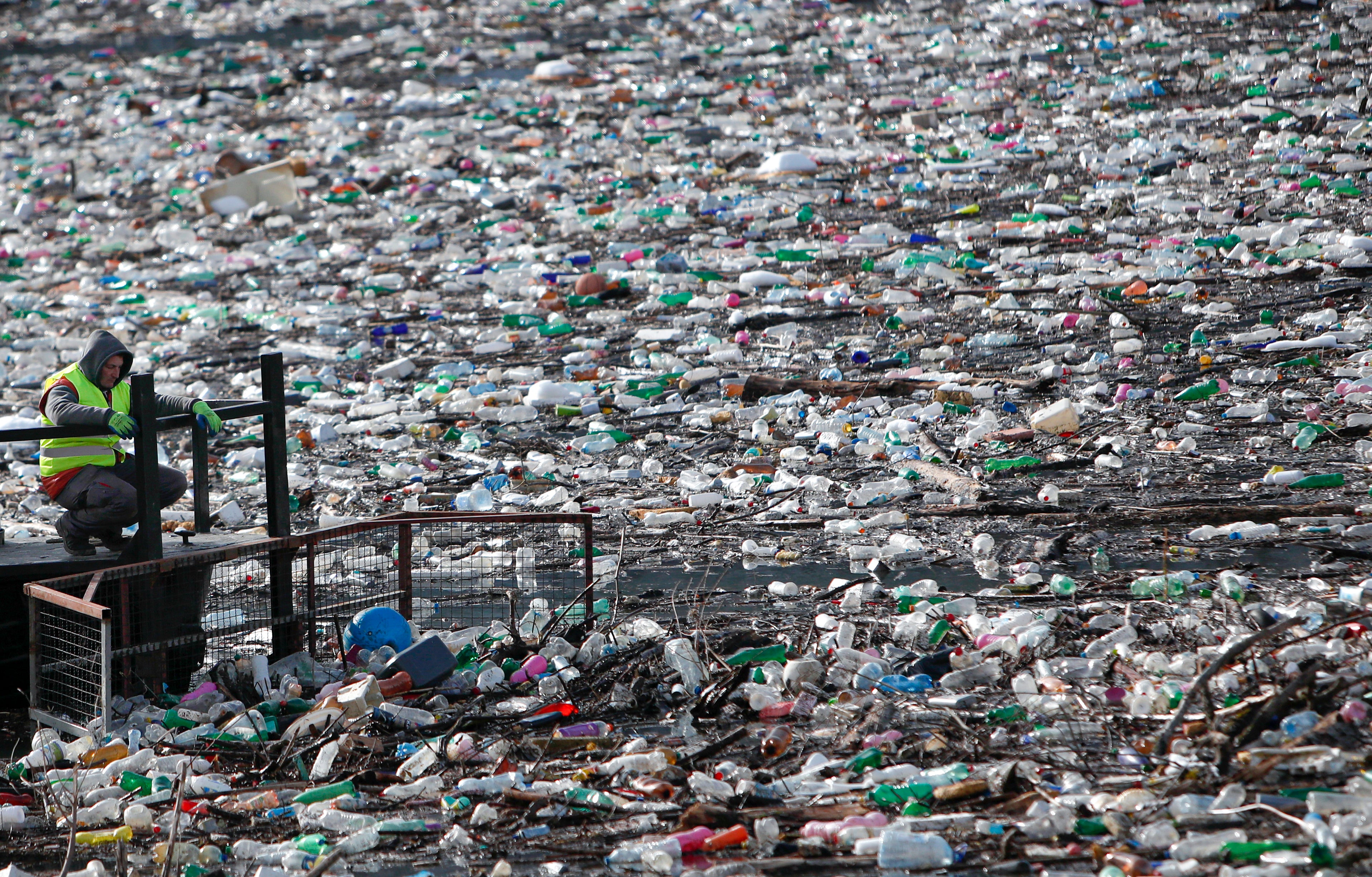 Serbia Balkans Waste Lake