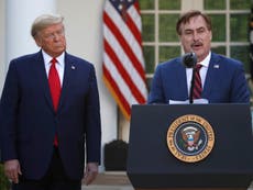 MyPillow CEO Mike Lindell’s interview with right-wing Newsmax descends into chaos