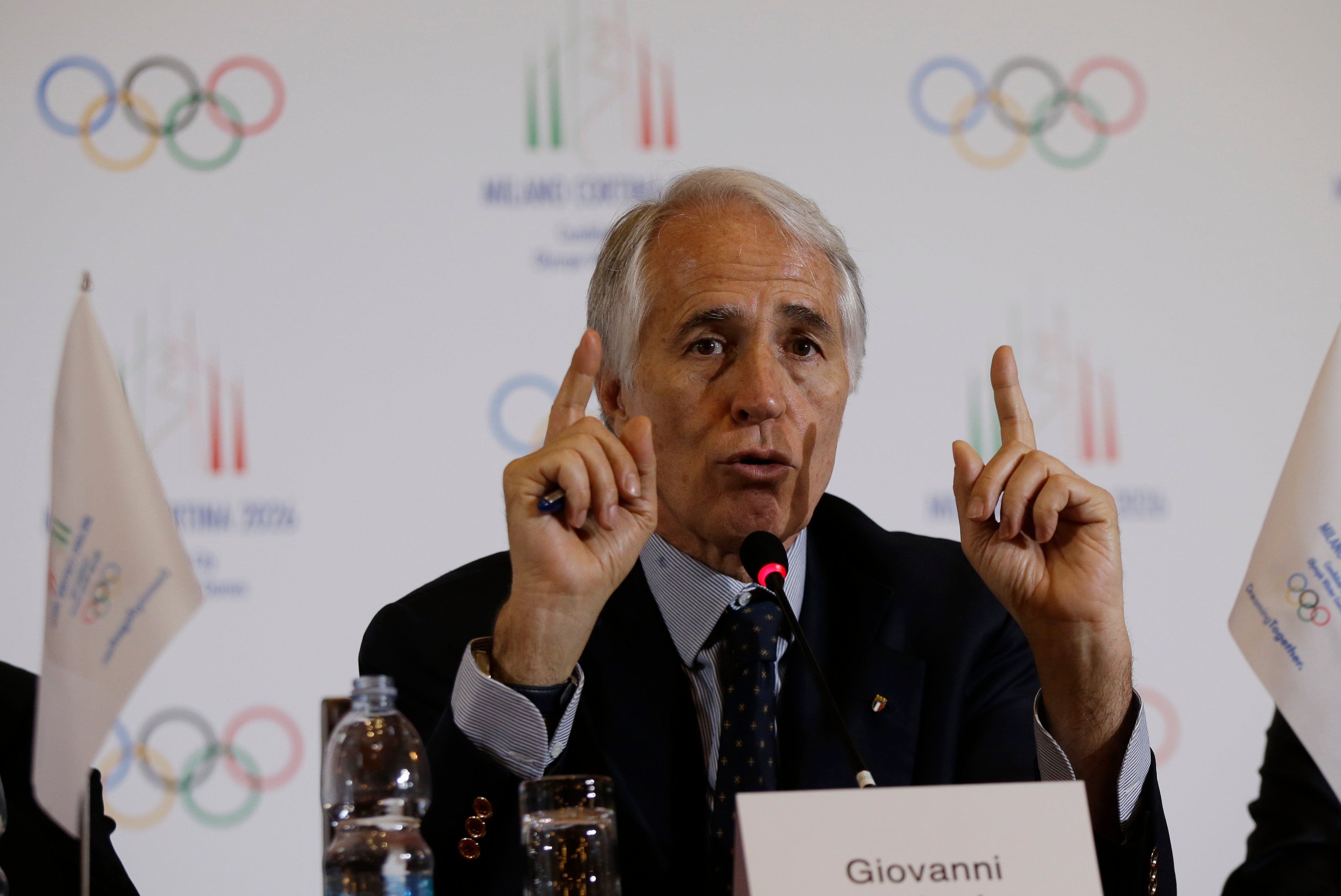 Giovanni Malago says the Olympic torch relay will celebrate ‘the essence of Italy’