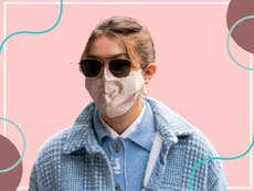 Where to buy Gigi Hadid’s silk face mask and similar styles