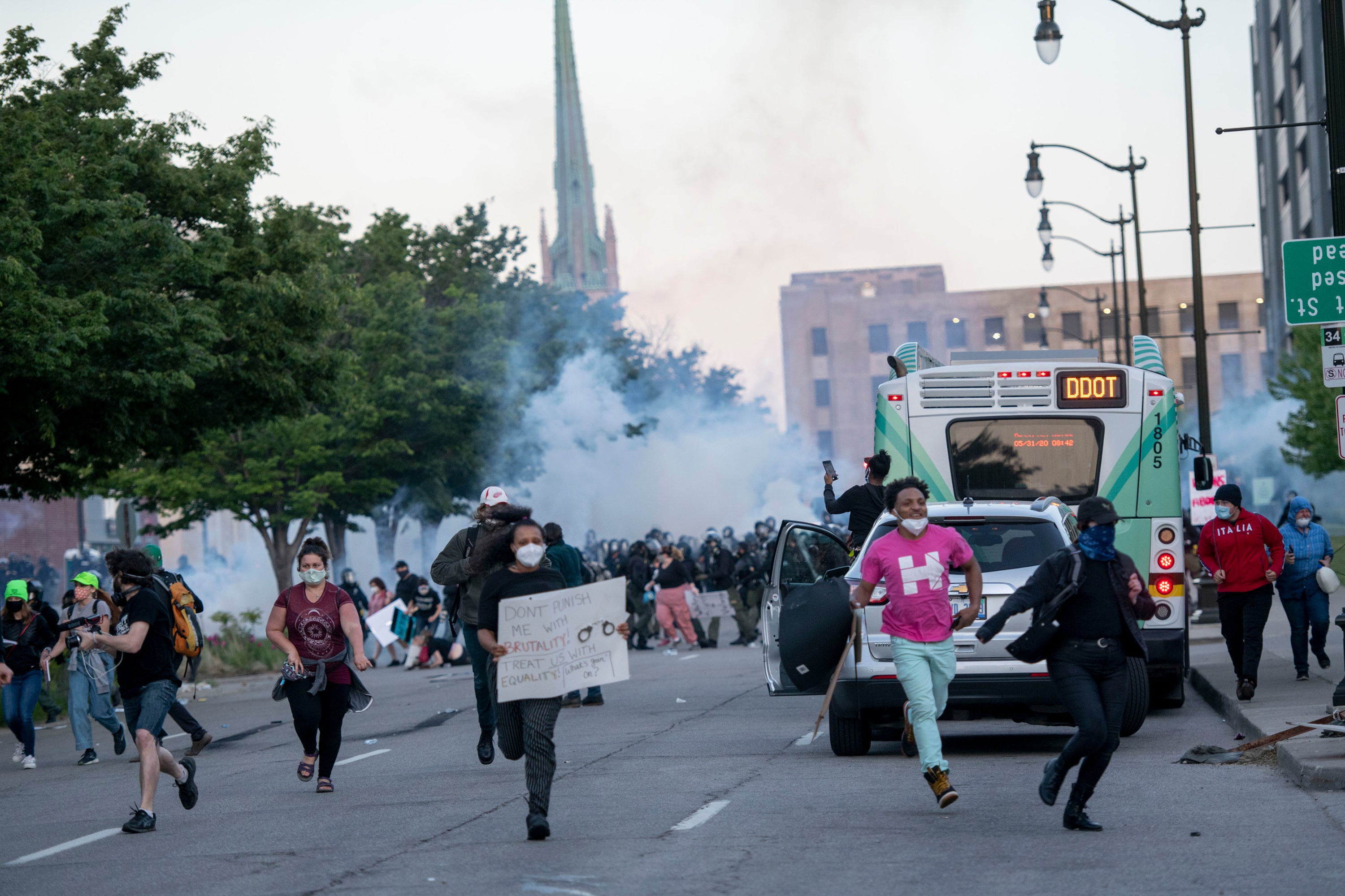 Racial Injustice Protests Detroit