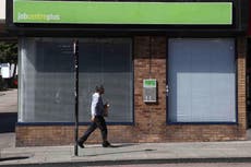 UK unemployment rate hits 5% as more than 800,000 jobs disappear