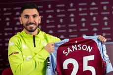 Aston Villa complete £15.5m signing of Sanson from Marseillea