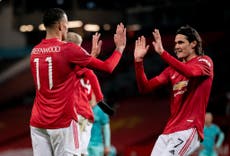 Greenwood in awe of Man United teammate Cavani’s ‘movement’