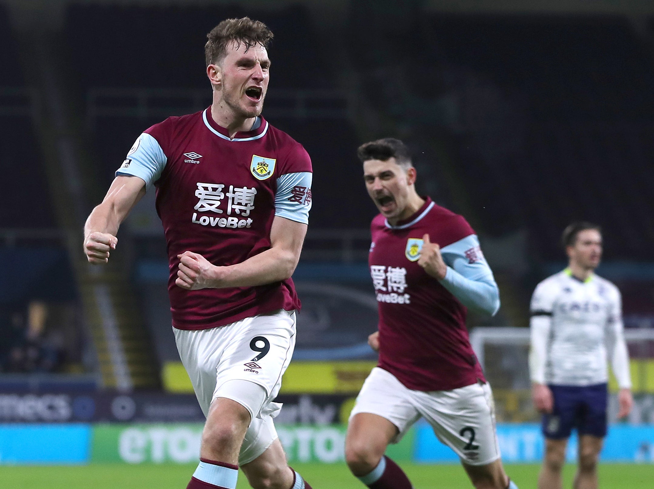 Chris Wood netted the winner for Burnley on Wednesday night