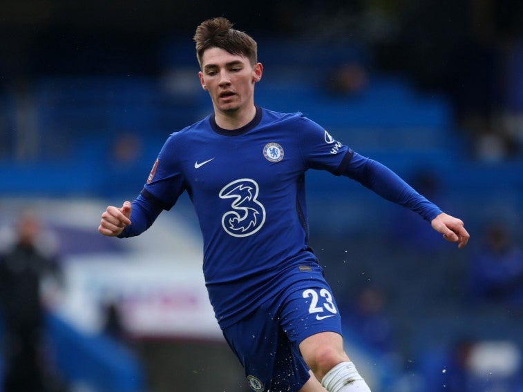 Chelsea midfielder Billy Gilmour