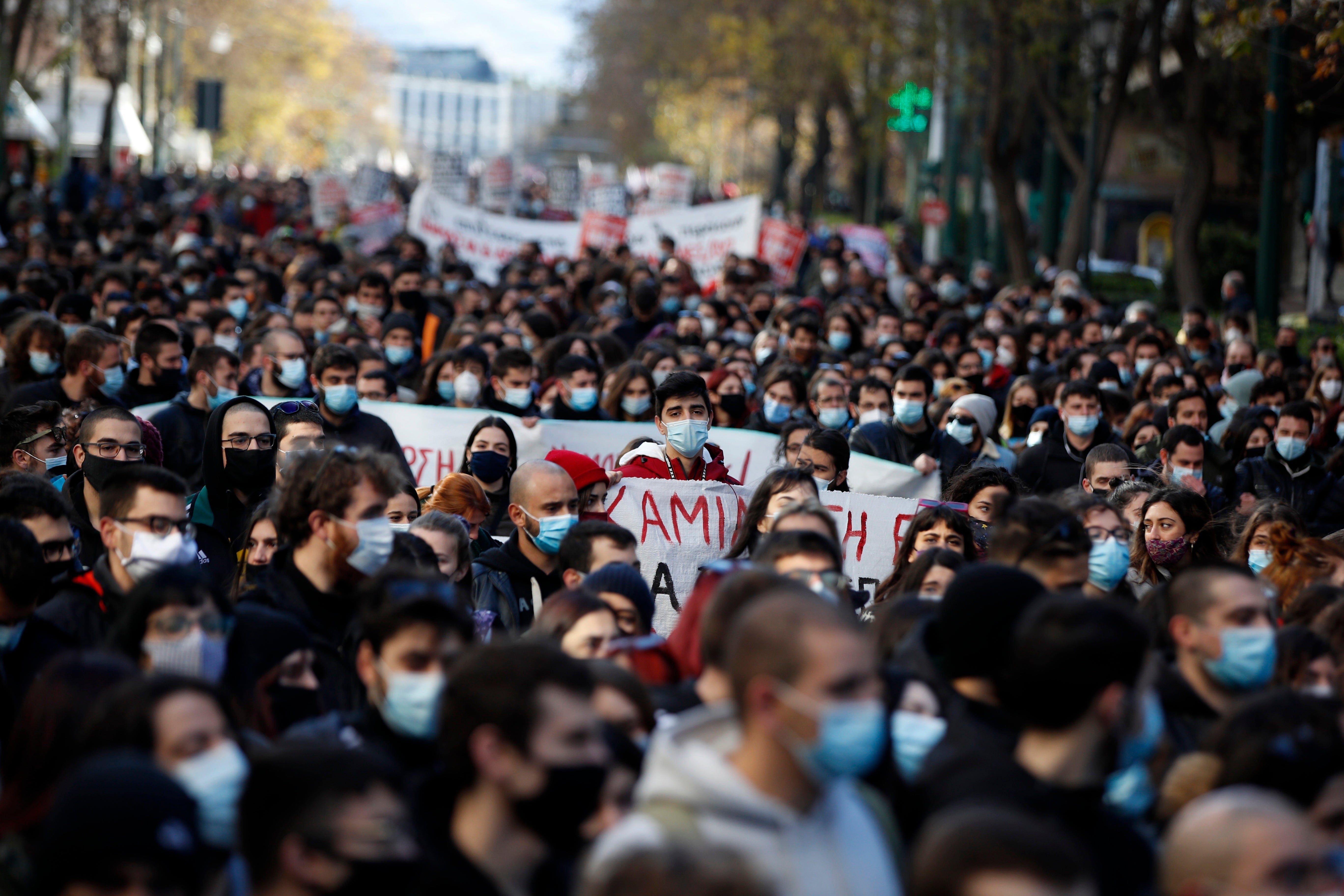 Greece Students Protests