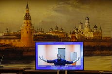 Alexei Navalny decries Kremlin ‘lawlessness’ as court rejects appeal