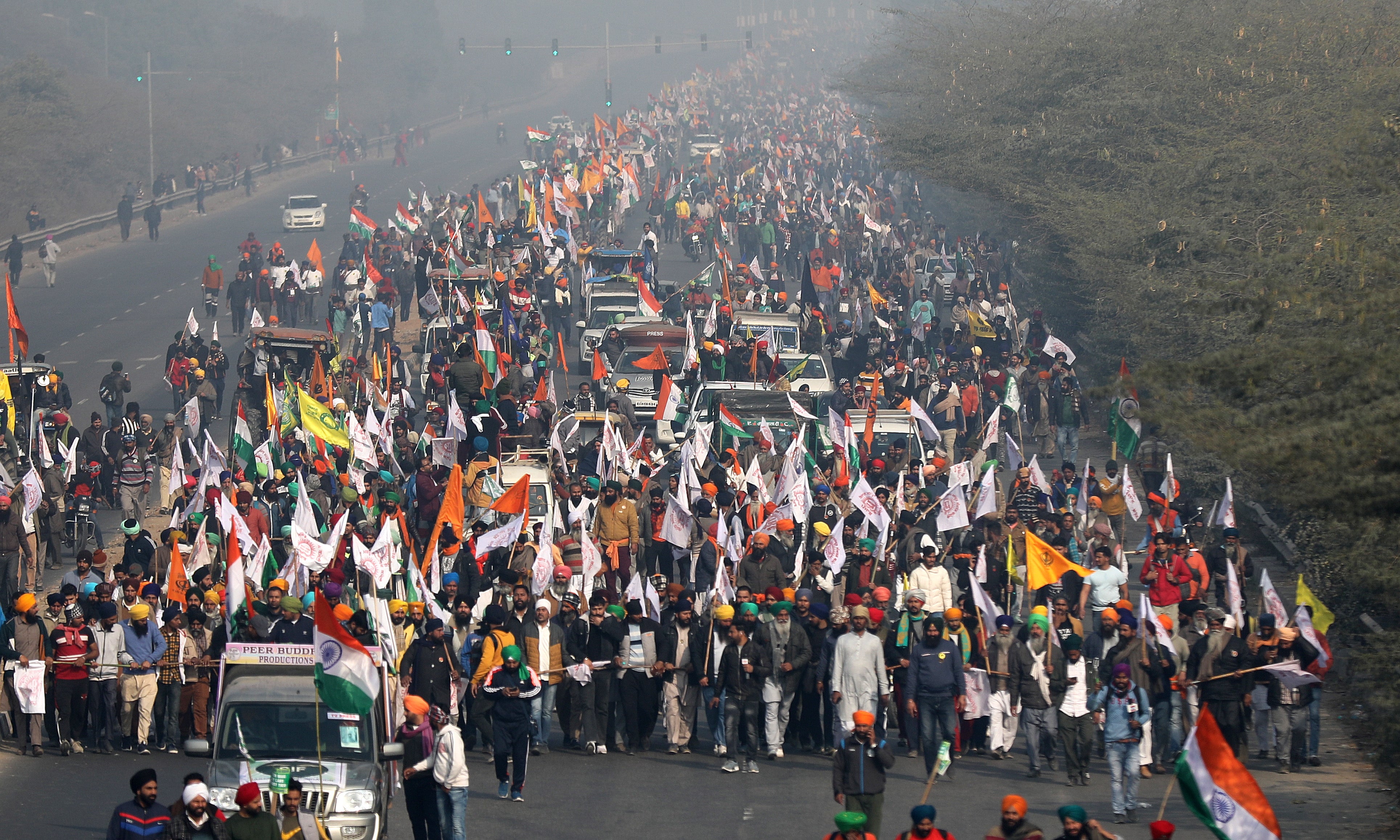 Indian farmers organised parallel tractor parade on country’s Republic Day and fought through police barricades and tear gas. The rally turned violent leaving one dead.