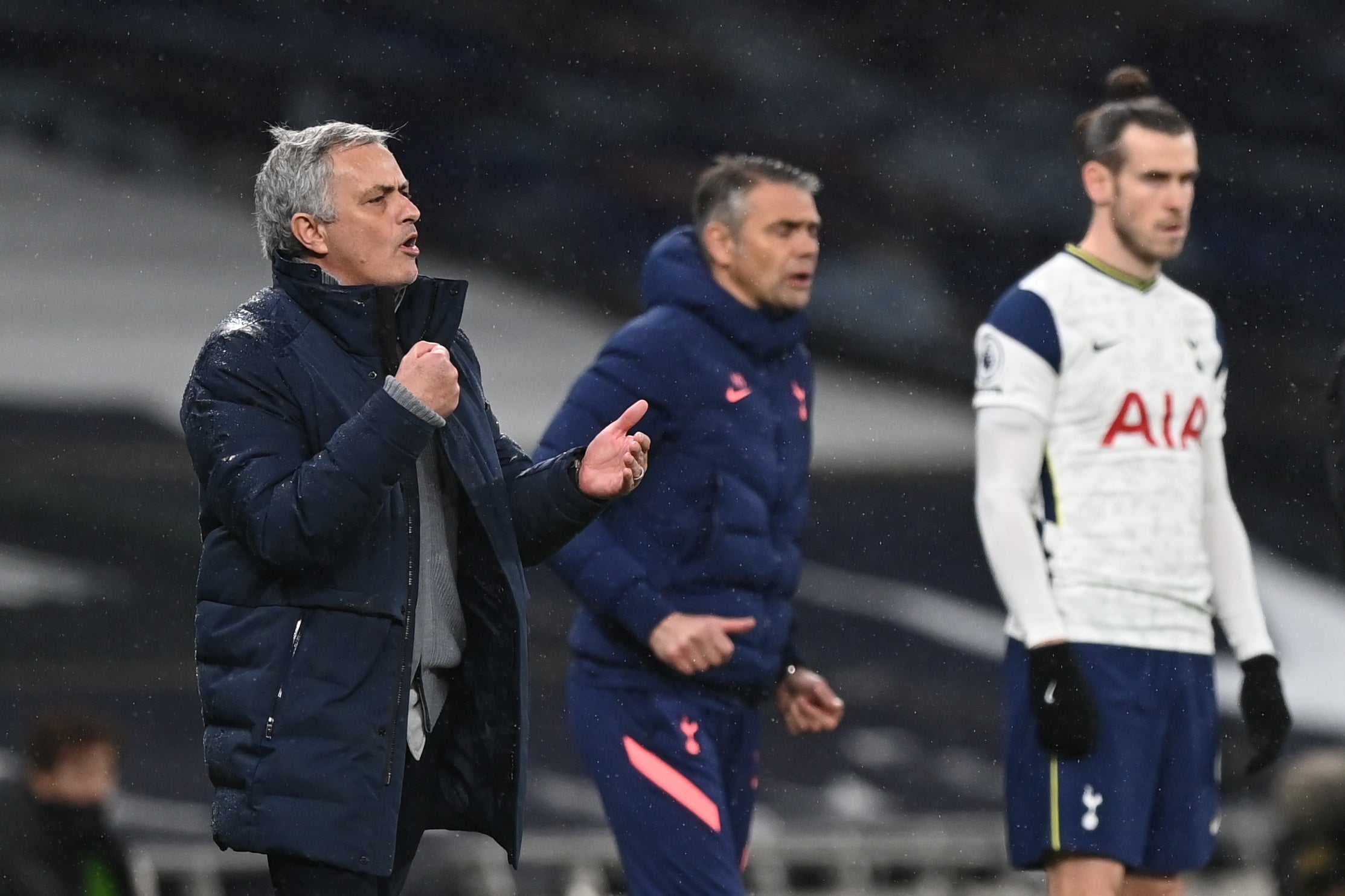 Jose Mourinho, left, and Gareth Bale