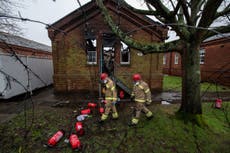 Home Office placed hundreds of asylum seekers at ‘serious risk’ of fire in Napier Barracks, document reveals