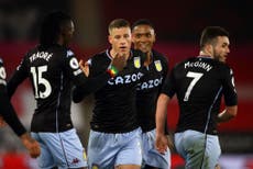 Barkley header downs Southampton as Aston Villa survive VAR scare