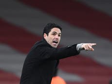 Arteta rues missed chances after goalless draw with Man United