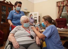 Pledge to offer Covid vaccine to all care home staff by end of January has been missed, minister admits