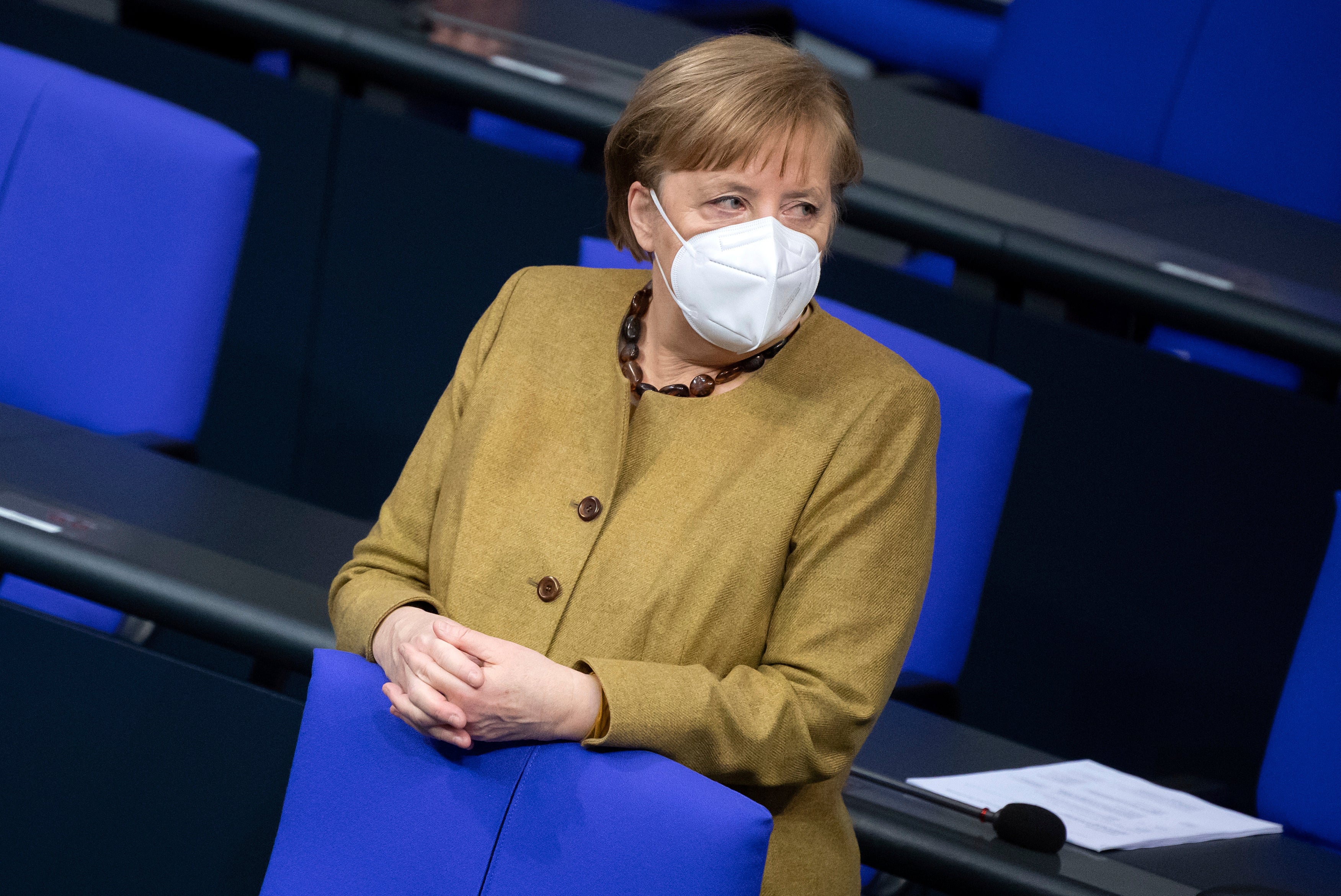 Virus Outbreak Germany Merkel