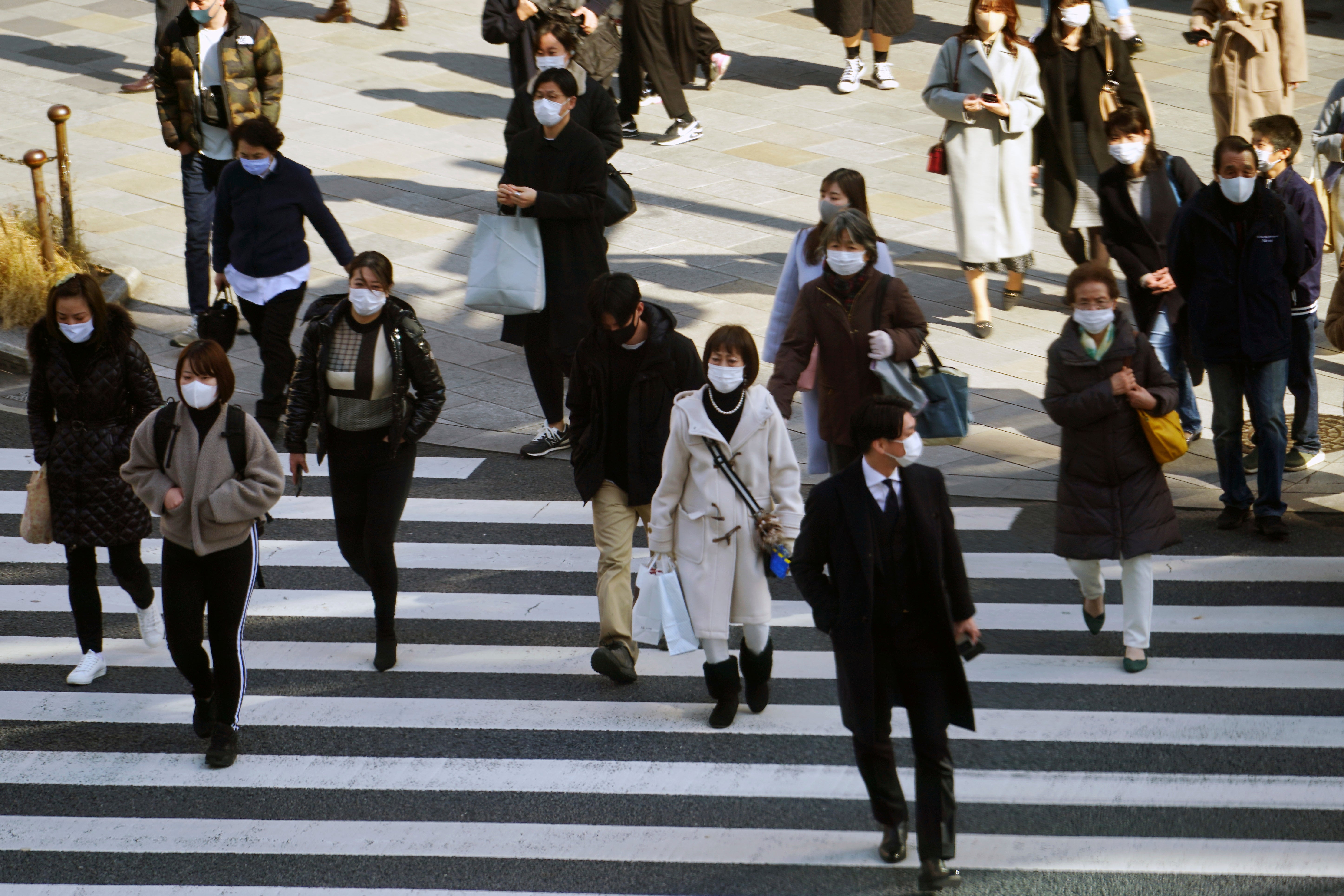 Virus Outbreak Japan Daily Life