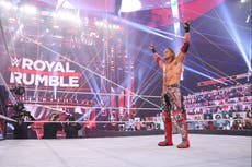 Edge ousts Orton at WWE Royal Rumble as Belair steals the show