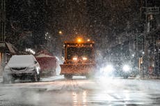 New York City on track for fourth heaviest snowfall since 1869